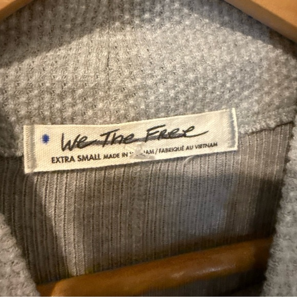 We the Free Freya Mock Neck Top in Grey - Picture 10 of 13